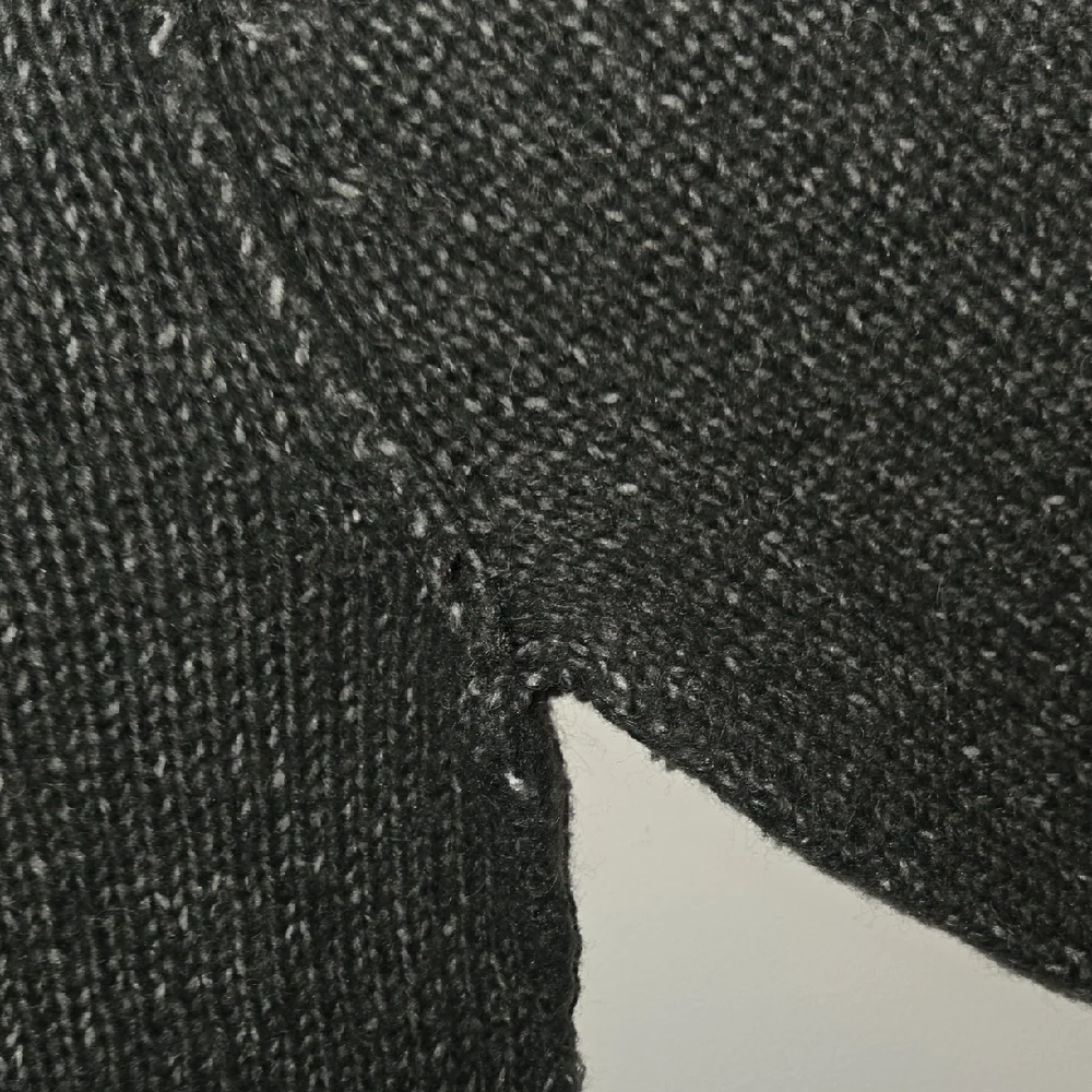 Kersh Charcoal Speckled V-Neck Pullover Sweater - Picture 10 of 10